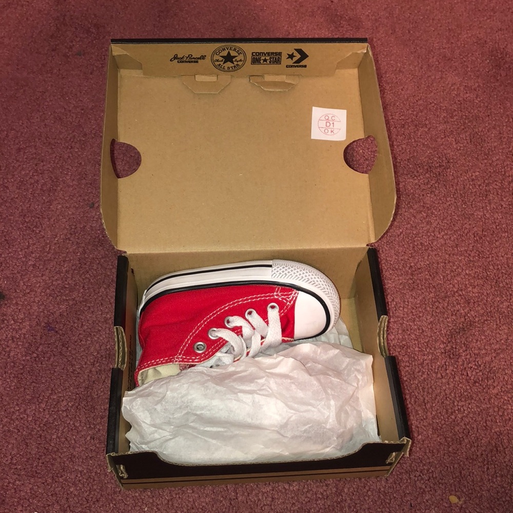 Infant converses